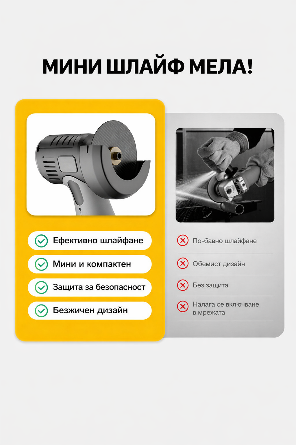 ⏳Ограничена във времето оферта🧰12V мини ъглошлайф с режещ диск